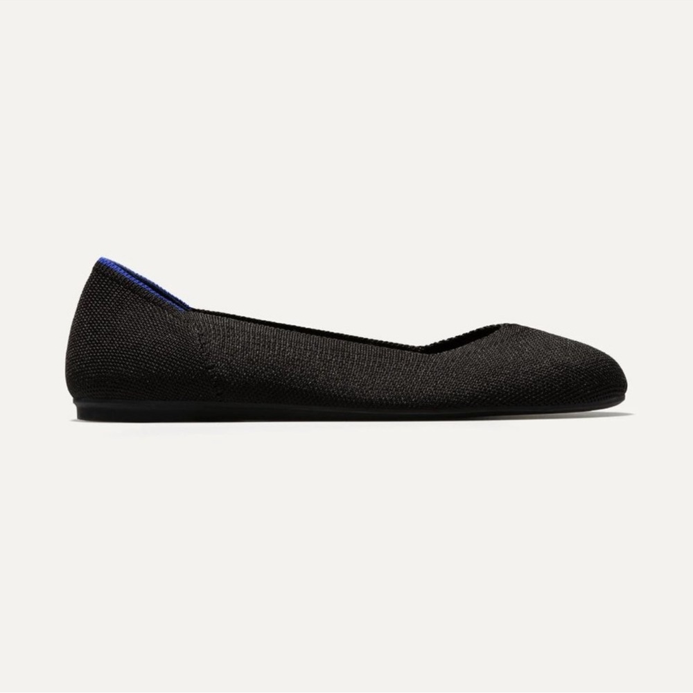 Rothys black rounded toe flat - Picture 2 of 10